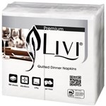 LIVI PREMIUM QUILTED GT DINNER NAPKIN 2 PLY 100 SHEET CARTON 10