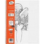 WHITELINES SPIRAL NOTEPAD 5MM GRID 80GSM 120 PAGE A4 PACK 5