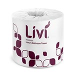 LIVI IMPRESSA TOILET TISSUE CORE SCENTED 2 PLY 400 SHEET CARTON 48