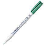 STAEDTLER 301 LUMOCOLOR WHITEBOARD PEN GREEN BOX 10