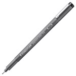STAEDTLER 308 PIGMENT LINER 06MM NIB BLACK BOX 10