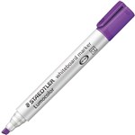 STAEDTLER 341 LUMOCOLOR COMPACT WHITEBOARD MARKER BULLET VIOLET BOX 10
