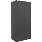 STEELCO STATIONERY CABINET 3 SHELVES 1830 X 914 X 463MM BLACK RIPPLE