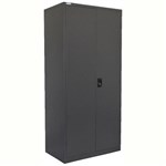 STEELCO STATIONERY CABINET 4 SHELVES 2000 X 914 X 463MM BLACK RIPPLE