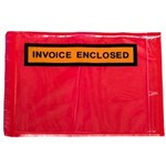 STYLUS PACKAGING ENVELOPE INVOICE ENCLOSED 165 X 115MM RED PACK 1000