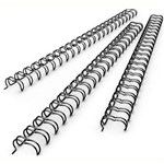 GOLD SOVEREIGN WIRE BINDING COMB 23 LOOP 11MM A4 BLACK BOX 100