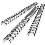 GOLD SOVEREIGN WIRE BINDING COMB 23 LOOP 28MM A4 BLACK BOX 50
