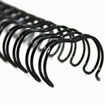 GOLD SOVEREIGN WIRE BINDING COMB 23 LOOP 6MM  A4 BLACK BOX 100