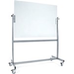 VISIONCHART SPACE MOBILE MAGNETIC GLASSBOARD 1205 X 855MM WHITE