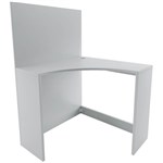 SYLEX ISOSTUDY CARREL 800 X 800 X 1200MM OYSTER GREY