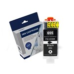 COMPATIBLE CANON PGI655XXLBK INK CARTRIDGE EXTRA HIGH YIELD BLACK