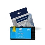 COMPATIBLE HP CZ130A 711 INK CARTRIDGE CYAN