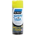 DYMARK SPRAY AND MARK LAYOUT PAINT 350G FLURO YELLOW