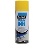 DYMARK STENCIL AND COLOUR CODING SPRAY INK 315G YELLOW