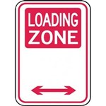 BRADY PARKING SIGNS  LOADING ZONE REFLECTIVE ALUMINIUM
