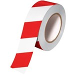 BRADY EXTERIOR ADHESIVE TAPE 50MM X 32M REDWHITE STRIPE