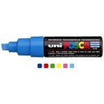 POSCA PC8K PAINT MARKER CHISEL BROAD 8MM ASSORTED BOX 6