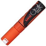 UNIBALL CHALK MARKER CHISEL TIP 8MM FLUORO ORANGE
