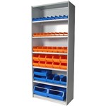 APC STEEL UNI SHELVING 7 SHELVES 2175 X 1200 X 300MM CYBER GREY