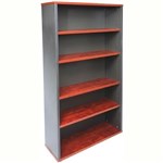 RAPID MANAGER BOOKCASE 4 SHELF 900 X 315 X 1800MM APPLETREEIRONSTONE