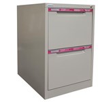 STEELCO FILING CABINET 2 DRAWER 470 X 620 X 710MM BEIGE