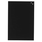 NAGA MAGNETIC GLASSBOARD 400 X 600MM BLACK