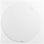 NAGA BUSINESS MAGNETIC GLASSBOARD ROUND 1000MM PURE WHITE