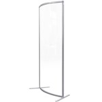 VISIONCHART WAVE SCREEN CURVED 1800 X 800MM CLEAR