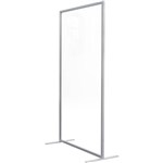VISIONCHART WAVE SCREEN STRAIGHT 1800 X 800MM CLEAR