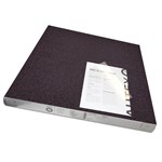 VISIONCHART AUTEX ACOUSTIC FABRIC PEEL N STICK TILES 600 X 600MM CINDER PACK 6