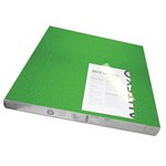 VISIONCHART AUTEX ACOUSTIC FABRIC PEEL N STICK TILES 600 X 600MM GRANNY SMITH PACK 6