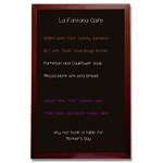 VISIONCHART BLACKBOARD MAGNETIC 900 X 595MM MAHOGANY STYLE FRAME