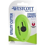 WESTCOTT 16474 MAGNETIC MINI RETRACTABLE CERAMIC SAFETY UTILITY CUTTER