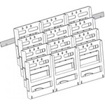 DEFLECTO LITLOC BROCHURE HOLDER WALL DISPLAY 1TIER 12 X A5 CLEAR