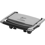 NERO SANDWICH PRESS STAINLESS STEEL 2 SLICE ALUMINIUM  BLACK