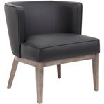 LEO COMFORT TUB CHAIR BLACK