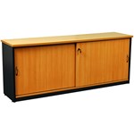 OXLEY CREDENZA 1200 X 450 X 730MM BEECHIRONSTONE