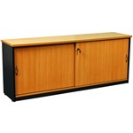 OXLEY CREDENZA 1800 X 450 X 730MM BEECHIRONSTONE