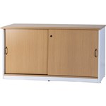 OXLEY CREDENZA 1800 X 450 X 730MM OAKWHITE