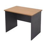 OXLEY STUDENT DESK WITH TWO DRAWERS 1200 X 600 X 730MM BEECHIRONSTONE