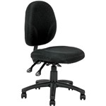 LINCOLN TASK CHAIR MEDIUM BACK BLACK