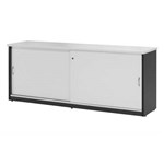 OXLEY CREDENZA 1500 X 450 X 730MM WHITEIRONSTONE