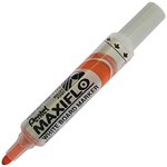 PENTEL MAXIFLO WHITEBOARD MARKER BULLET 21MM ORANGE