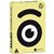 OPTIX COLOURED A4 COPY PAPER 80GSM ZODA LEMON PACK 500 SHEETS