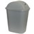 CLEANLINK RUBBISH BIN WITH LID 24 LITRE GREY