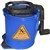 CLEANLINK MOP BUCKET HEAVY DUTY PLASTIC WRINGER 16 LITRE BLUE