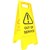 CLEANLINK SAFETY AFRAME SIGN OUT OF SERVICE 430 X 280 X 620MM YELLOW