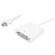 SHINTARO MINI ADAPTER DISPLAYPORT TO DVI WHITE