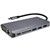 SHINTARO TRAVEL DISPLAY HUB USBC SILVERBLACK
