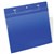 DURABLE LOGISTICS POCKETS WITH WIRE STRAPS A4 LANDSCAPE BLUE PACK 50